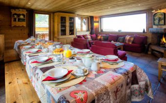 Chalet Jennifer, La Tania, Dining Area